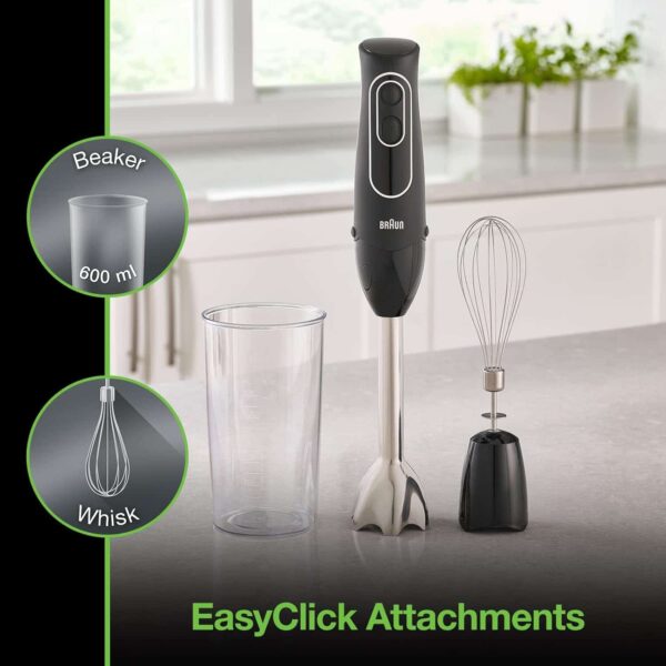 Braun MultiQuick 5 Immersion Hand Blender Patented Technology , Black, MQ505 - Image 5