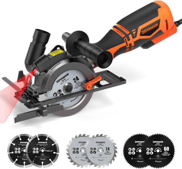 DOVAMAN Circular Saw, 5.8A Mini Circular Saw