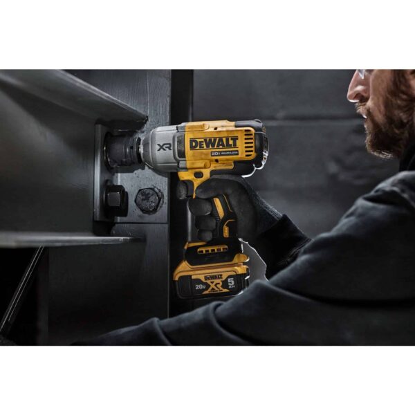 20V MAX Cordless Impact Wrench Kit, 1/2  Hog Ring With 4-Mode Speed (DCF900P1) - Image 3