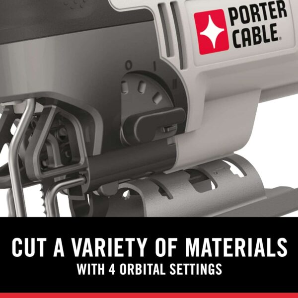 PORTER-CABLE Orbital Jig Saw, 6.0-Amp, Corded (PCE345) - Image 4