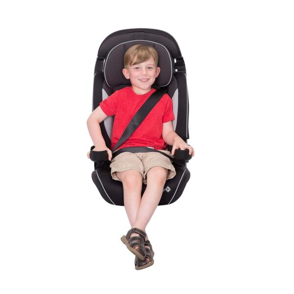 1st Grand 2-in-1 Booster Car Seat, Forward-Facing with Harness, 30-65 pounds and Belt-Positioning Booster, 40-120 pounds, Black Sparrow - Image 10