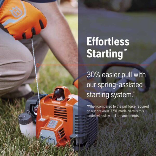 330LK Gas String Trimmer, 28-cc 2-Cycle, 20-Inch Straight Shaft Gas Weed Eater with Rapid Replace Trimmer Head - Image 8