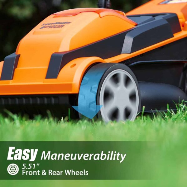 LawnMaster CLM2413A Cordless 13-Inch Lawn Mower 24V Max with 2X4.0Ah Battery and a Charger - Image 4