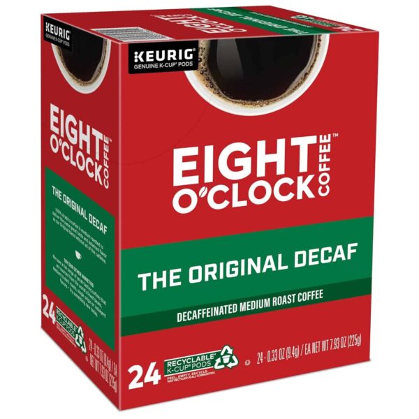 Eight O Clock Coffee The Original Decaf, Single-Serve  K-Cup Pods, Medium Roast Coffee Pods, 24 Count (Pack of 4), Total 96 Count - Image 12