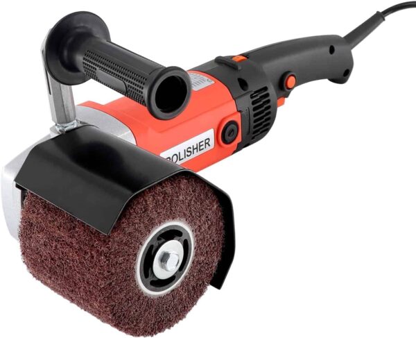 Handheld 1400W Metal Burnishing Machine,Electric Sander Polisher for Wood Stainless Steel Polishing with One Wheel