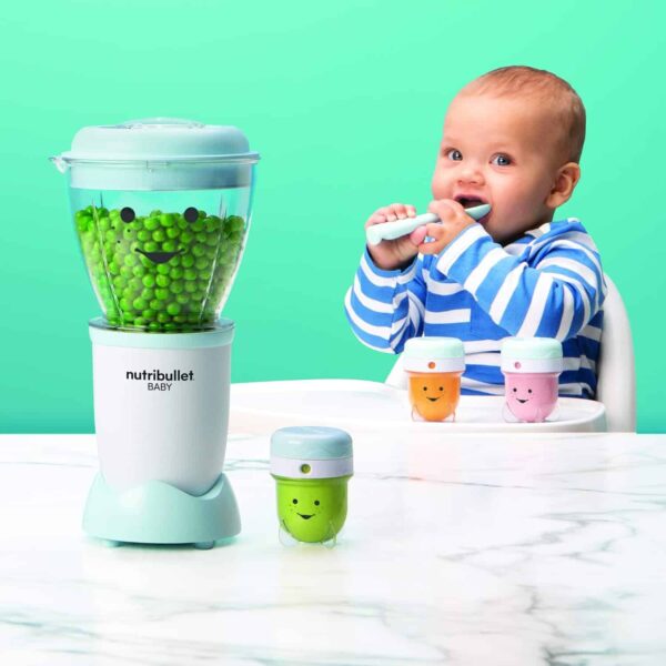 NBY-50100 Baby Complete Food-Making System, 32-Oz, White, Blue, Clear - Image 3