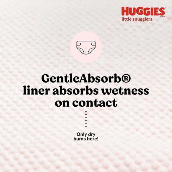 Huggies Size 2 Diapers, Little Snugglers Baby Diapers, Size 2 (12-18 lbs), 180 Count - Image 8