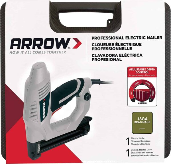 Arrow Heavy Duty Electric Brad Nailer, Professional Nail Gun - Image 9