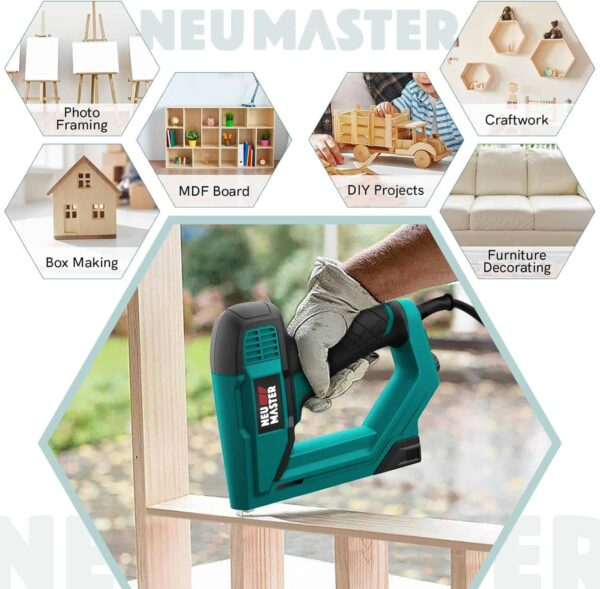 Brad Nailer, NEU MASTER NTC0060 Electric Nail Gun/Staple Gun - Image 4