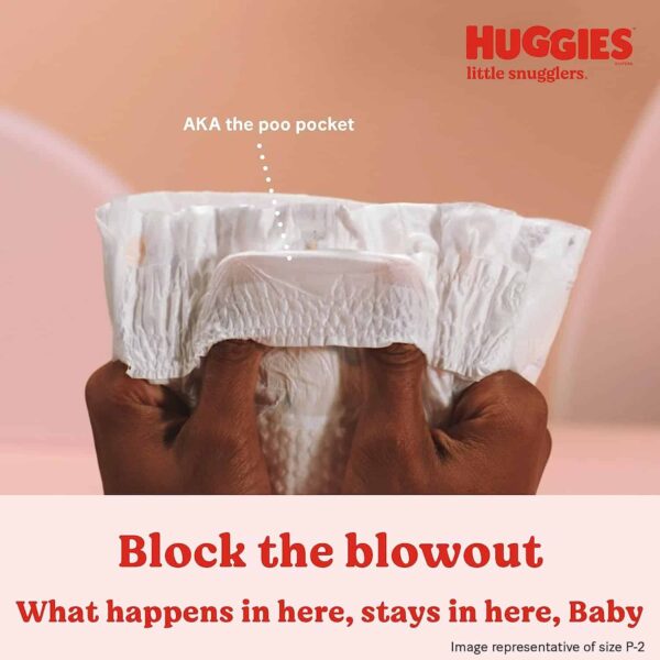 Huggies Size 2 Diapers, Little Snugglers Baby Diapers, Size 2 (12-18 lbs), 180 Count - Image 7