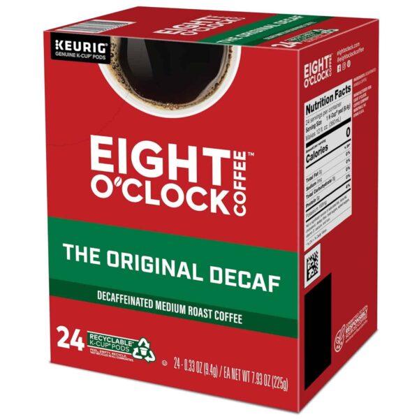 Eight O Clock Coffee The Original Decaf, Single-Serve  K-Cup Pods, Medium Roast Coffee Pods, 24 Count (Pack of 4), Total 96 Count - Image 11