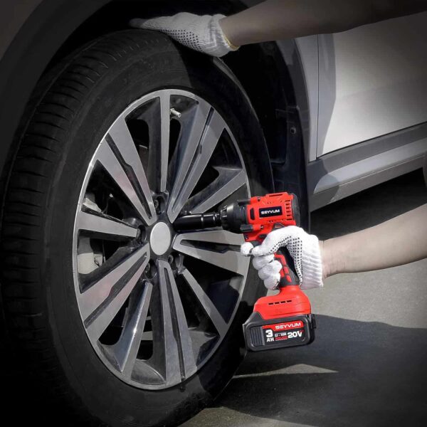 SEYVUM Impact Wrench,1/2  Impact Gun, Power Impact Driver Max Torque 320 Ft-lbs (430N.m) - Image 7