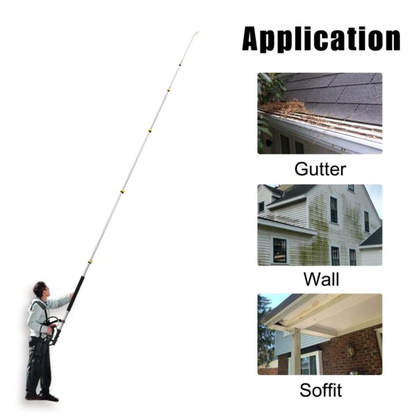 JANZ 24 FT Pressure Washer Telescoping Wand - Image 3