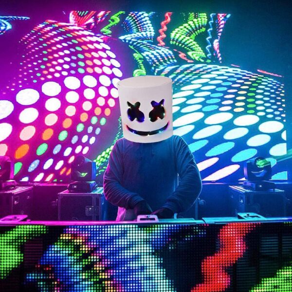 Music Festival Full Head Light Up Masks Halloween Led Dj For Man Women Kids Thanksgiving Christmas Halloween - Image 7