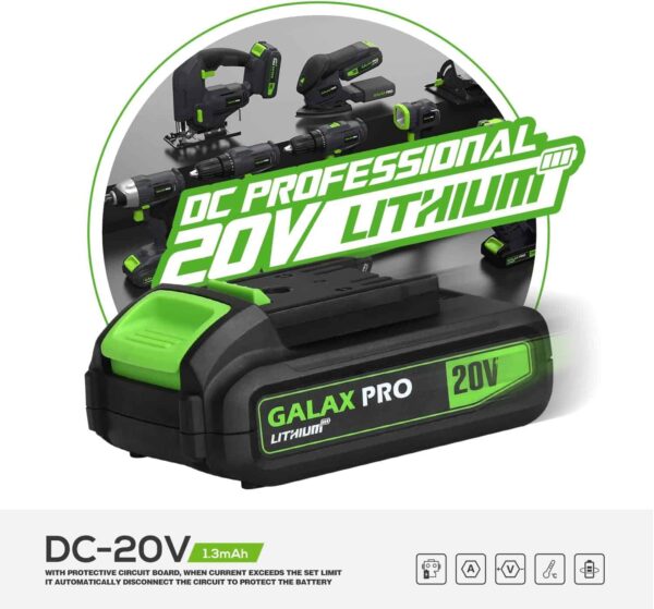 GALAX PRO 20V 4-1/2  Cordless Circular Saw - Image 6