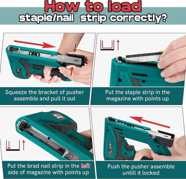 Brad Nailer, NEU MASTER NTC0060 Electric Nail Gun/Staple Gun - Image 6