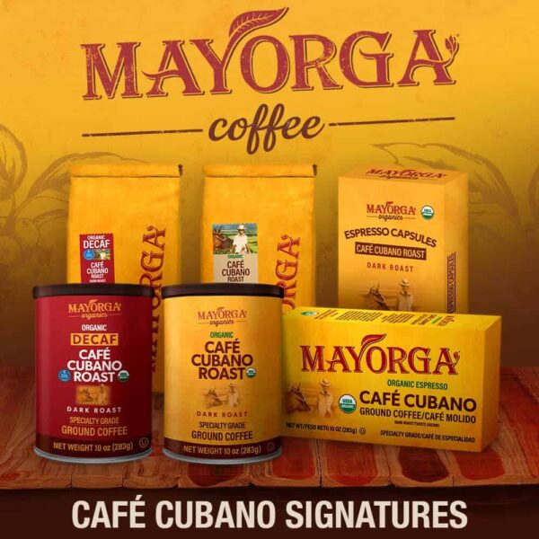 Mayorga Dark Roast Coffee, 5 lb bag   Café Cubano Coffee Roast   Arabica Whole Coffee Beans - Image 2