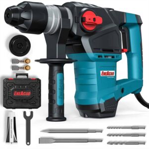 ENEACRO 1-1/4 Inch SDS-Plus 12.5 Amp Heavy Duty Rotary Hammer Drill