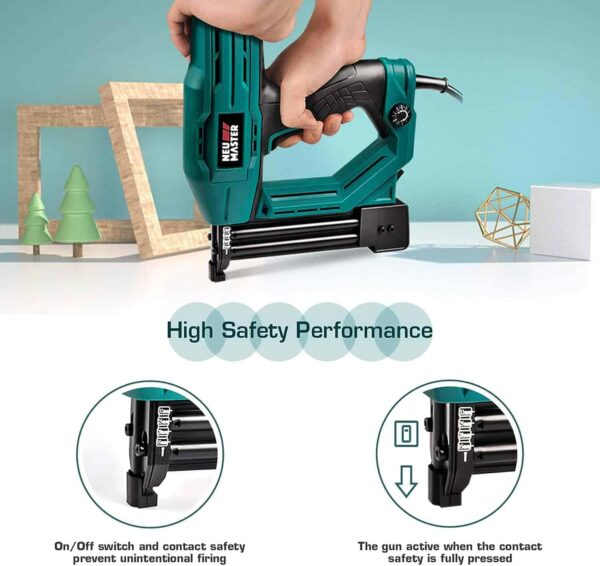 Electric Brad Nailer, NEU MASTER NTC0040 Electric Nail Gun/Staple Gun - Image 5
