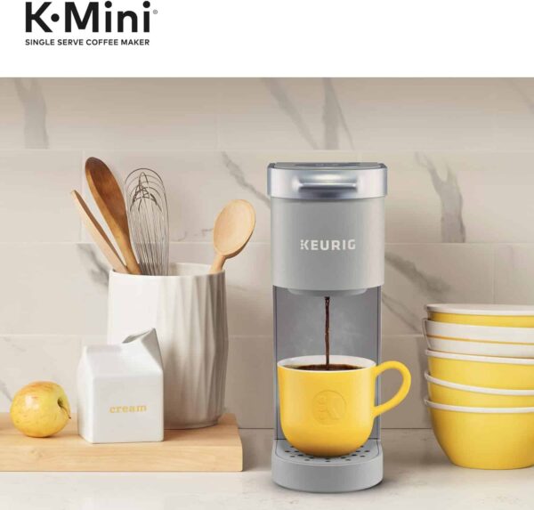 K-Mini Single Serve Coffee Maker, Studio Gray, 6 to 12 oz. Brew Sizes - Image 11