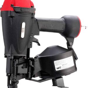 3PLUS HCN45SP 11 Gauge 15 Degree 3/4  to 1-3/4  Coil Roofing Nailer Pneumatic Roof Nail Gun