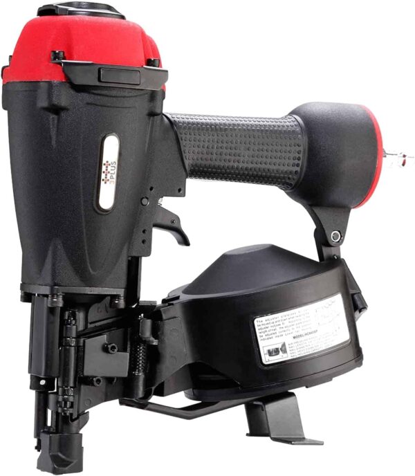 3PLUS HCN45SP 11 Gauge 15 Degree 3/4  to 1-3/4  Coil Roofing Nailer Pneumatic Roof Nail Gun