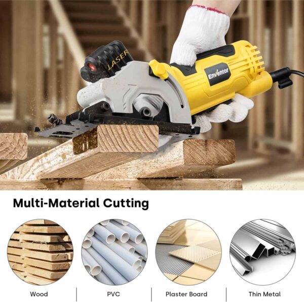 ENVENTOR 4.8A Electric Circular Saw Corded - Image 8