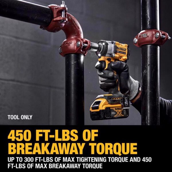 DeWalt 20V MAX ATOMIC 3/8 in. Cordless Brushless Compact Impact Wrench Tool Only - Image 6