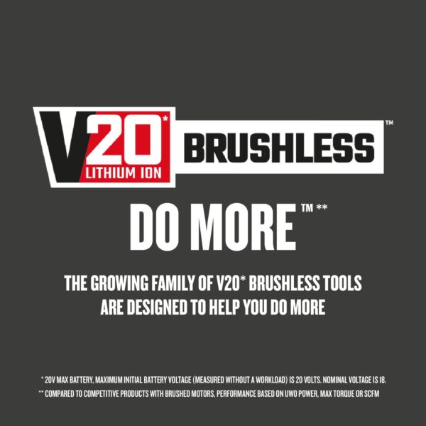 CMCF910B V20 3/8 in. Cordless Brushless Impact Wrench Tool Only - Image 7