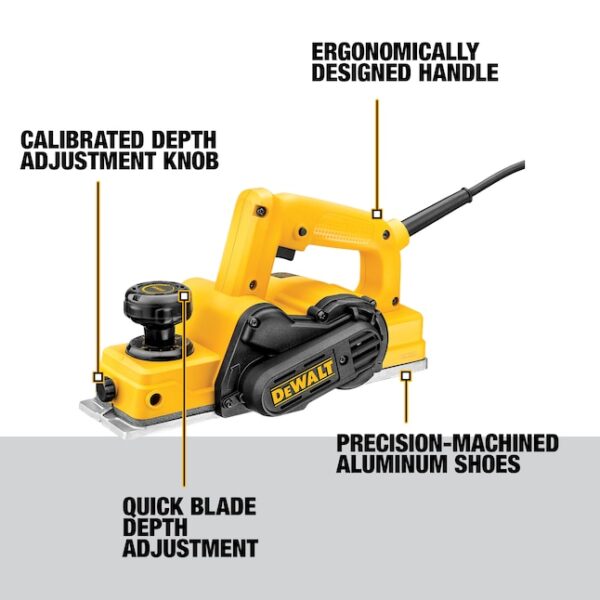 D26676 3.25-in W 5.5-Amp Handheld Planer - Image 2