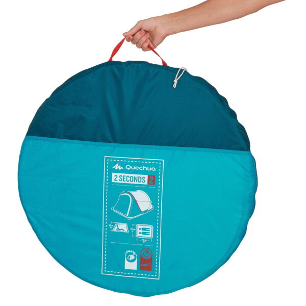 Decathlon Quechua, Instant 2 Second Pop Up, Portable Outdoor Camping Tent, Waterproof, Windproof, 2 Person - Image 7