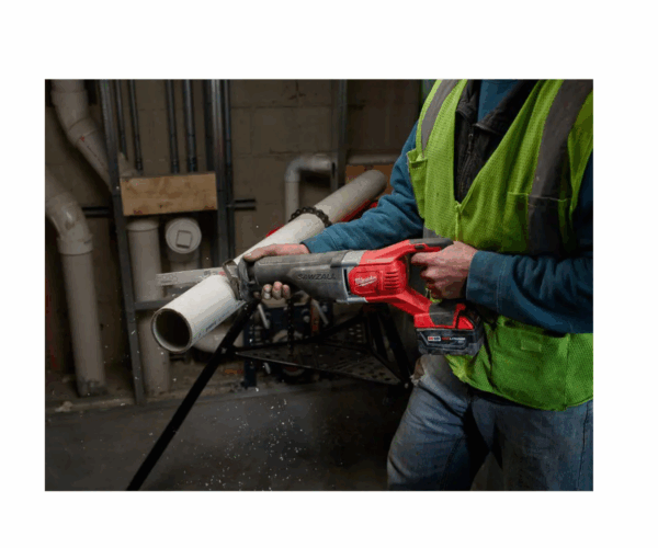Reciprocating Saw 2621-20-48-59-1850 M18 18V Lithium-Ion Cordless SAWZALL with M18 Starter Kit (1) 5.0Ah Battery and Charger - Image 9