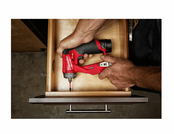 2505-22-2415-20 M12 FUEL 12-Volt Lithium-Ion Brushless Cordless 4-in-1 Interchangeable 3/8 in. Drill Driver Kit with Right Angle Drill - Image 9