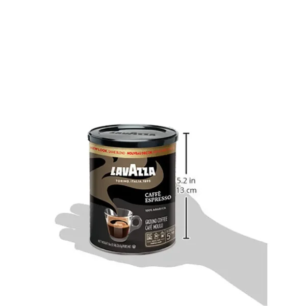 Lavazza Espresso Italiano Ground Coffee Blend Medium Roast, 8-Ounce Cans (Pack of 6) - Image 9