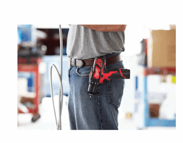2407-22-2415-20-48-11-2460 M12 12V Lithium-Ion Cordless 3/8 in. Drill/Driver Kit with M12 3/8 in. Right Angle Drill and 6.0 Ah XC Battery Pack - Image 9