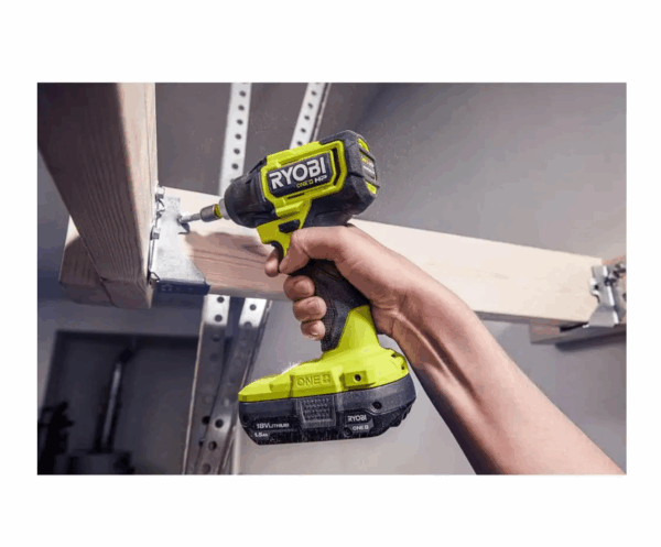 PSBID01K-PSBRS01B ONE+ HP 18V Brushless Cordless Compact 1/4 in. Impact Driver and One-Handed Recip Saw Kit with (2) Batteries, Charger - Image 9