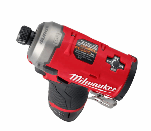 2551-22-48-11-2420 M12 FUEL SURGE 12V Lithium-Ion Brushless Cordless 1/4 in. Hex Impact Driver Compact Kit with 2.0 Ah Battery - Image 9