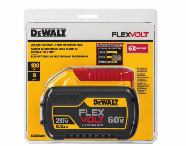 DCS578X1 VOLT 60-Volt MAX Cordless Brushless 7-1/4 in. Circular Saw with Brake with (1) VOLT 9.0Ah Battery - Image 9