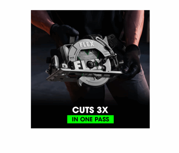 FX2141R-1J STACKED LITHIUM 24-Volt 7-1/4-in Cordless Circular Saw Kit (1-Battery and Charger Included) - Image 9