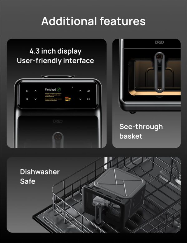 ChefMaker Combi Fryer, 3 professional cooking modes, 6 QT - Image 2