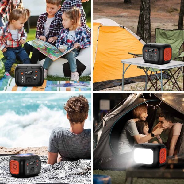 Portable Power Station 97Wh Power Bank 26400mAh Battery Pack Fasting Charging 150W AC Outlet Solar Generators - Image 7