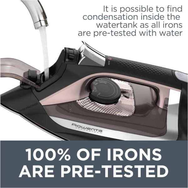 Rowenta DW2459 Access Stainless Steel Soleplate Steam Iron - Image 7