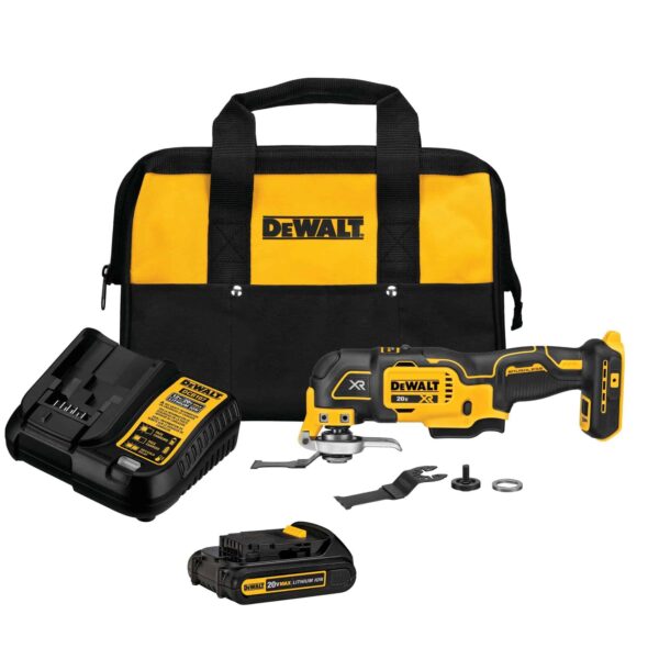 DCS356C1 20V MAX XR Oscillating Tool Kit, 3-Speed