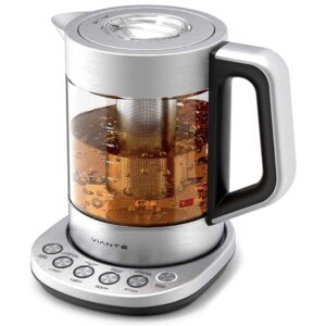 Vianté Hot Tea Maker Electric Glass Kettle, 1.5 Liters capacity.