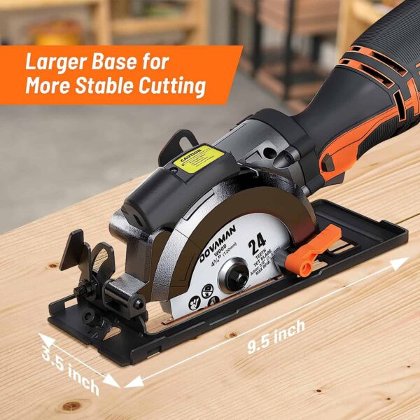 DOVAMAN Circular Saw, 5.8A Mini Circular Saw - Image 5