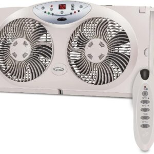 Bionaire 8.5  Digital Window Fan w/ Remote | Cool   Exhausts Air