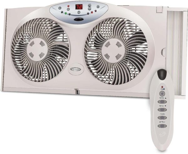 Bionaire 8.5  Digital Window Fan w/ Remote | Cool   Exhausts Air