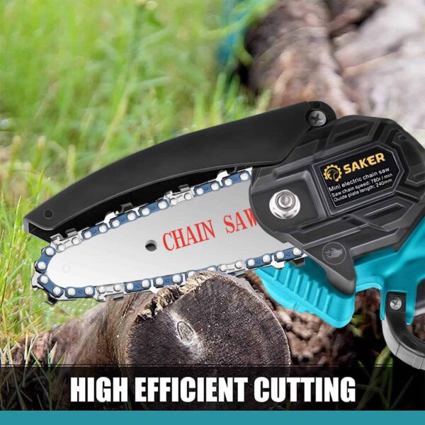 Saker Mini Chainsaw, Portable Electric Chainsaw Cordless, Handheld Chain Saw Pruning Shears Chainsaw - Image 7