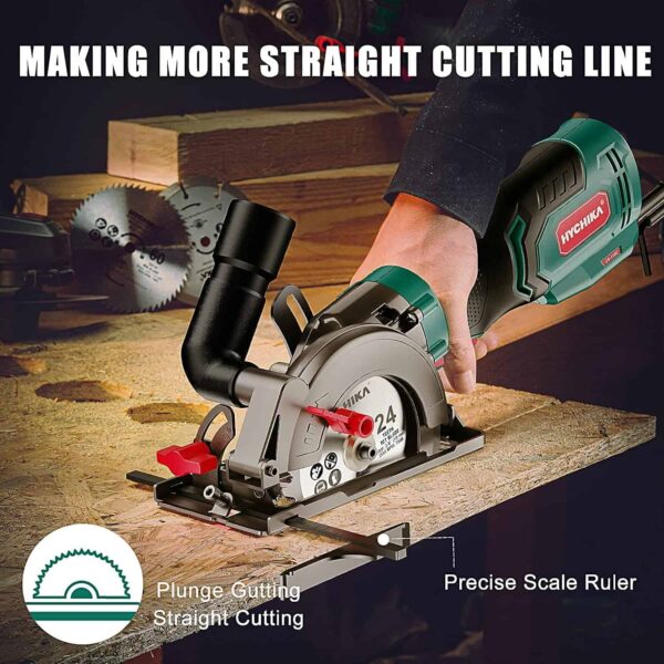 HYCHIKA 6.2A Mini Circular Saw - Image 5