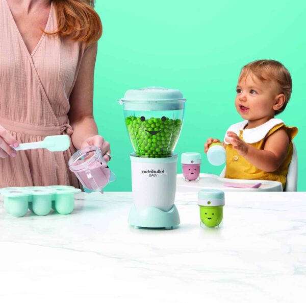 NBY-50100 Baby Complete Food-Making System, 32-Oz, White, Blue, Clear - Image 6